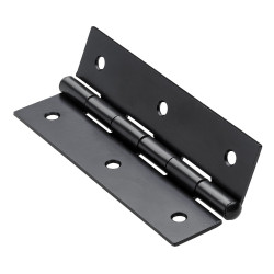 Charnière en acier pour meuble, HETTICH, L.100 x l.50 mm, noir de marque HETTICH, référence: B9266600