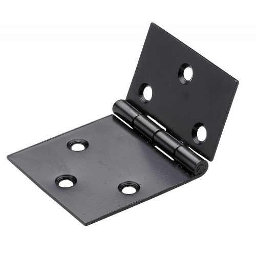 Charnière en acier pour meuble, HETTICH, L.50 x l.85 mm, noir - HETTICH