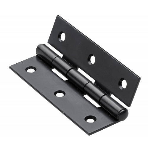 Charnière en acier pour meuble, HETTICH, L.70 x l.40 mm, noir - HETTICH