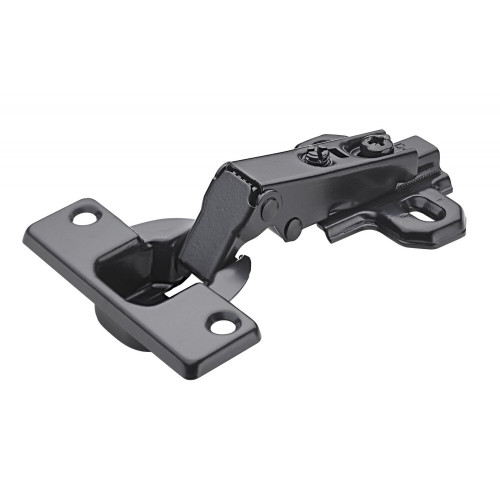 Charnière Slide On Applique, HETTICH, 35 mm, noir - HETTICH