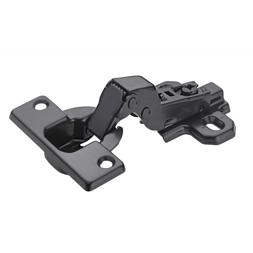 Charnière Slide On Semi Applique, HETTICH, 35 mm, noir - HETTICH