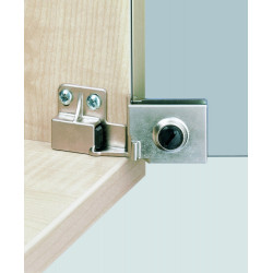 Lot de 2 charnières invisible acier pour meuble, L.30 x l.40 mm - HETTICH