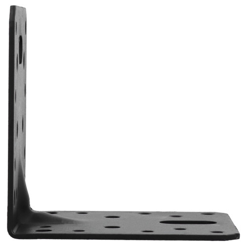 Connecteur angle acier zingue noire Magnodur 105x105x90, SUKI - SUKI