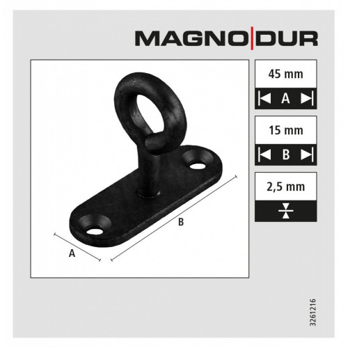 Crampon à visser 17 acier zingué Magnodur, SUKI - SUKI