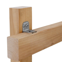 Equerre acier zingué ajustable Magnodur 25x25x30, SUKI - SUKI