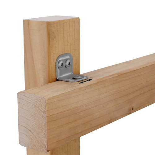 Equerre acier zingué ajustable Magnodur 25x25x30, SUKI - SUKI