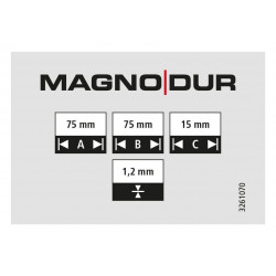 Equerre acier zingué Magnodur 75x75x15, SUKI - SUKI