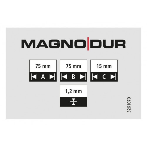 Equerre acier zingué Magnodur 75x75x15, SUKI - SUKI