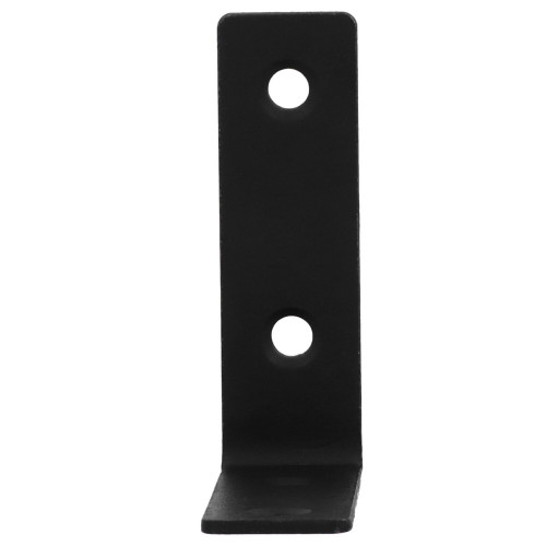 Equerre acier zingue noire 60x60x18, SUKI - SUKI