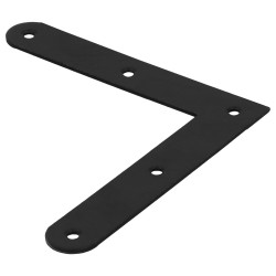 Equerre acier zingue noire Magnodur 120x120x20, SUKI de marque SUKI, référence: B9272000