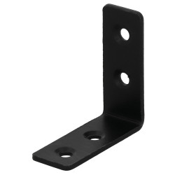 Equerre acier zingue noire Magnodur 40x40x15, SUKI de marque SUKI, référence: B9272300