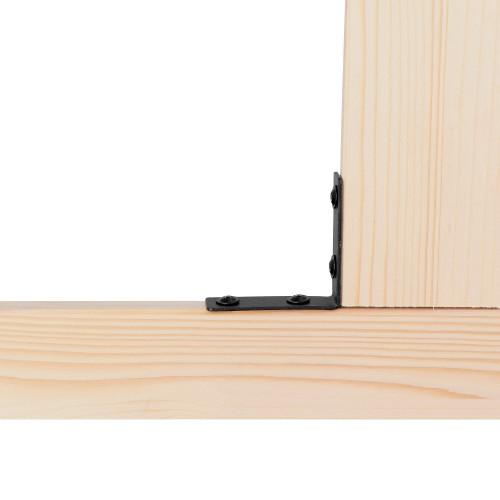 Equerre acier zingue noire Magnodur 40x40x15, SUKI - SUKI