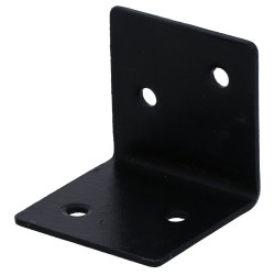 Equerre acier zingue noire Magnodur 40x40x40, SUKI de marque SUKI, référence: B9272400