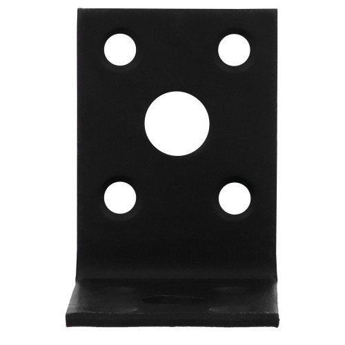 Equerre acier zingué noire Magnodur 50x50x35, SUKI - SUKI