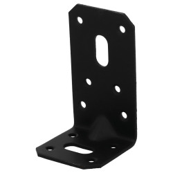 Equerre acier zingue noire Magnodur 50x90x50, SUKI de marque SUKI, référence: B9272600