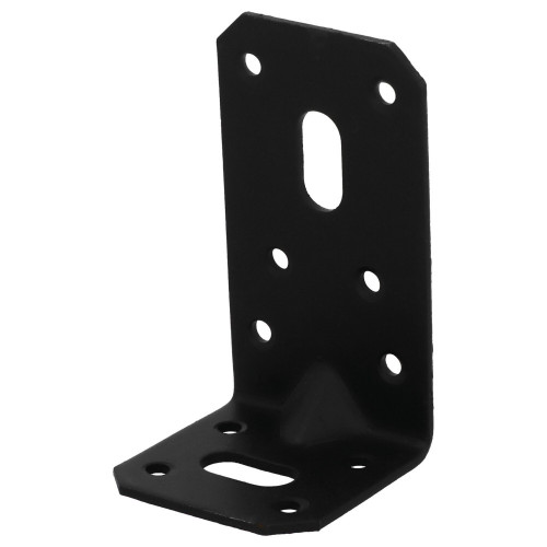 Equerre acier zingue noire Magnodur 50x90x50, SUKI - SUKI