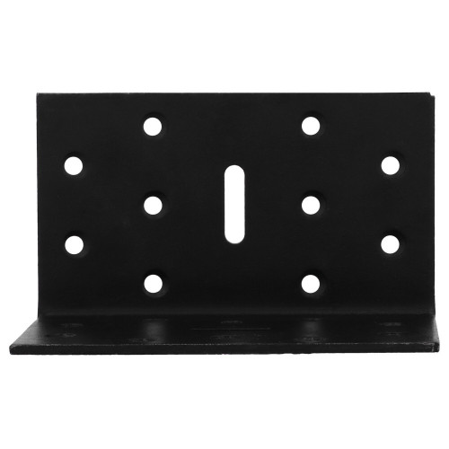 Equerre acier zingue noire Magnodur 60x60x100, SUKI - SUKI