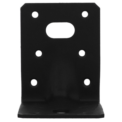 Equerre acier zingue noire Magnodur 70x70x55, SUKI - SUKI