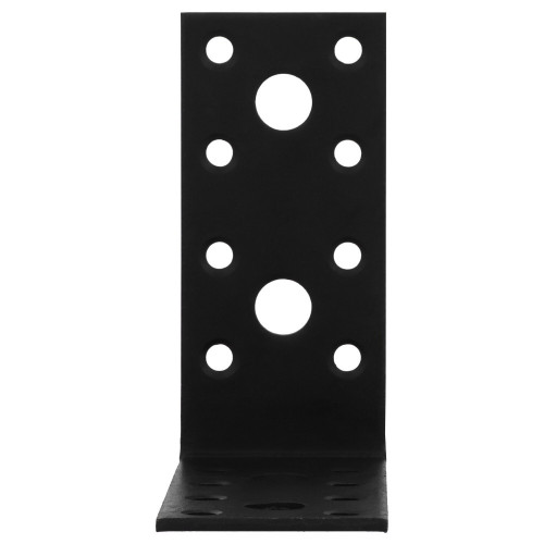 Equerre acier zingue noire Magnodur 90x90x40, SUKI - SUKI