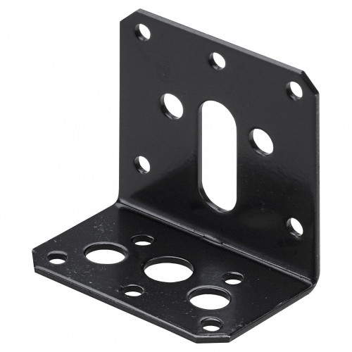 Equerre noir HETTICH, l.38 mm x P.58 cm - HETTICH