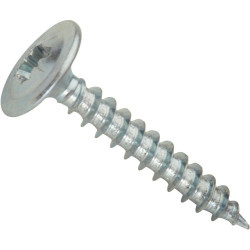 Lot de 50 vis de paroi arrière acier chromé HETTICH, l.20 mm - HETTICH