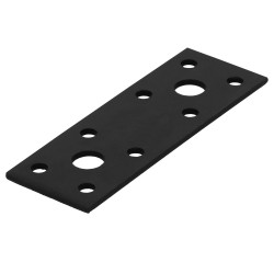 Patte d'assemblage en T acier zingué noire Magnodur 35x100, SUKI - SUKI