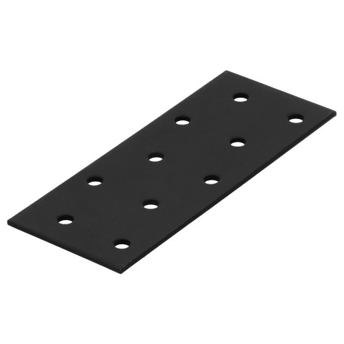 Patte d'assemblage en T acier zingue noire Magnodur 40x100, SUKI - SUKI