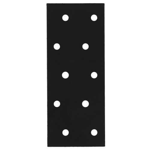 Patte d'assemblage en T acier zingue noire Magnodur 40x100, SUKI - SUKI