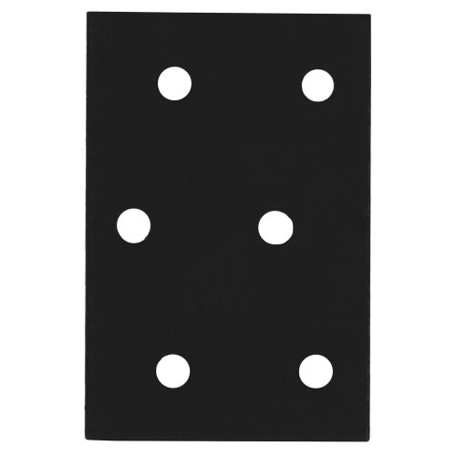 Patte d'assemblage en T acier zingue noire Magnodur 40x60, SUKI - SUKI