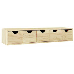 Minibloc 5 tiroirs pin massif de marque Sans marque, référence: B9277800