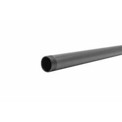 Barre de penderie ronde, MyTube, diam.25 mm  L500 mm, noir mat de marque Sans marque, référence: B9278300