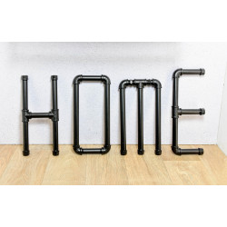 Barre de penderie ronde, MyTube, diam.25 mm L300 mm, noir mat - Sans marque