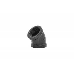 Coude 45 degrés, MyTube, diam.25 mm, noir mat de marque Sans marque, référence: B9278700