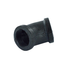 Coude 45° D25 mm rond noir de marque Sans marque, référence: B9278800