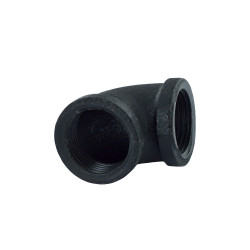 Coude 90° D25 mm rond noir de marque Sans marque, référence: B9279000