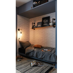 Coude 90° D25 mm rond noir - Sans marque