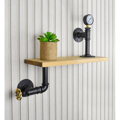 Manomètre décoratif, MyTube, noir mat - Sans marque