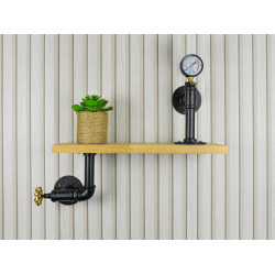 Manomètre décoratif, MyTube, noir mat - Sans marque