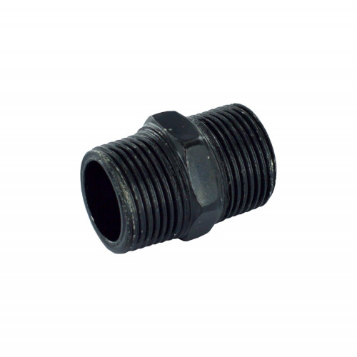 Raccord D25 mm rond noir - Sans marque