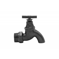Robinet MyTube diamètre 25 mm noir - Sans marque
