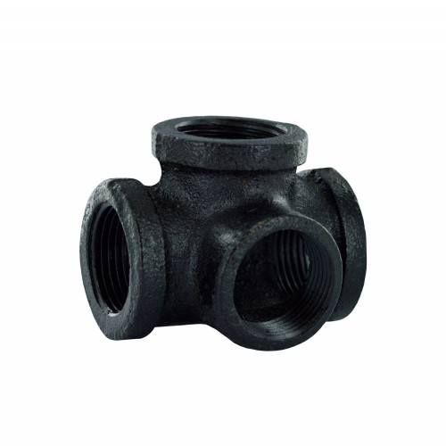 Support D25 mm rond noir - Sans marque