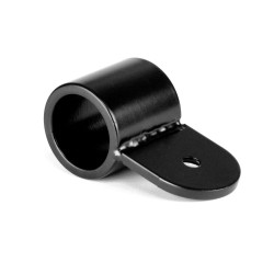 Support D25 mm rond noir - Sans marque