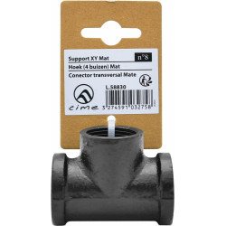 Support pour 4 tubes, MyTube, diam.25 mm, noir mat - Sans marque