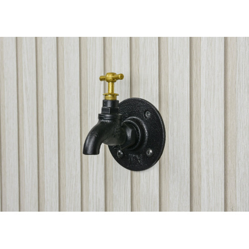 Valve décorative, MyTube, diam.1,9 cm dorée - Sans marque