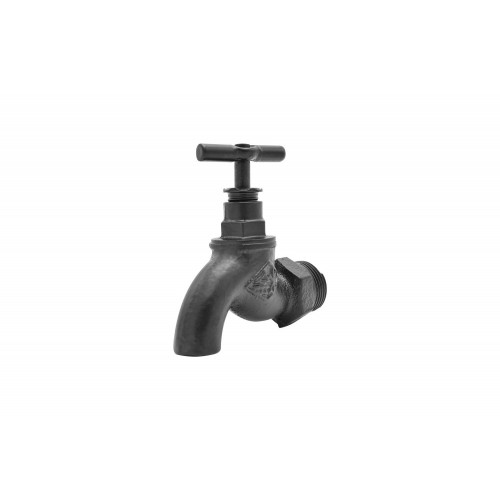 Valve décorative, MyTube, diam.1,9 cm noir mat - Sans marque