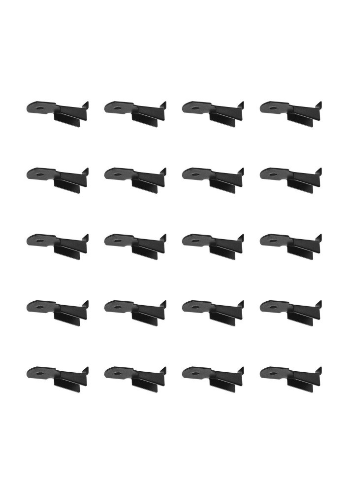 Lot de 20 taquets pour crémaillère acier