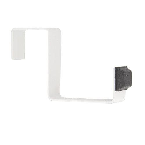 Butée de porte amovible CHRISLIGNE acier blanc L.12 x H.6.7 x l.2 cm - CHRISLIGNE