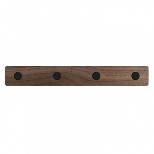 Patère à visser, 4 têtes, manguier, Magda - Sans marque