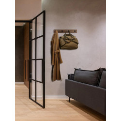 Patère à visser, 4 têtes, manguier, Magda - Sans marque