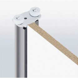 Kit guide pour portes de placard, OPTIMUM de marque OPTIMUM, référence: B9282900
